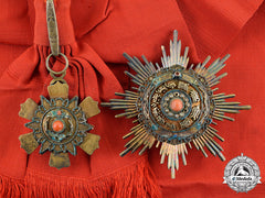 China, Qing Dynasty. An Order Of The Double Dragon, 1St Class, 3Rd Grade, C.1905