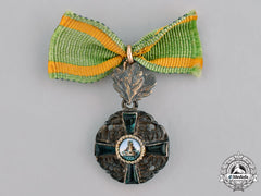 Baden, Grand Duchy. A Miniature Order Of The Zähringer Lion With Oak Leaves, C.1900