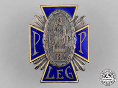 Poland, Republic. A 2Nd Legion Infantry Regiment Badge