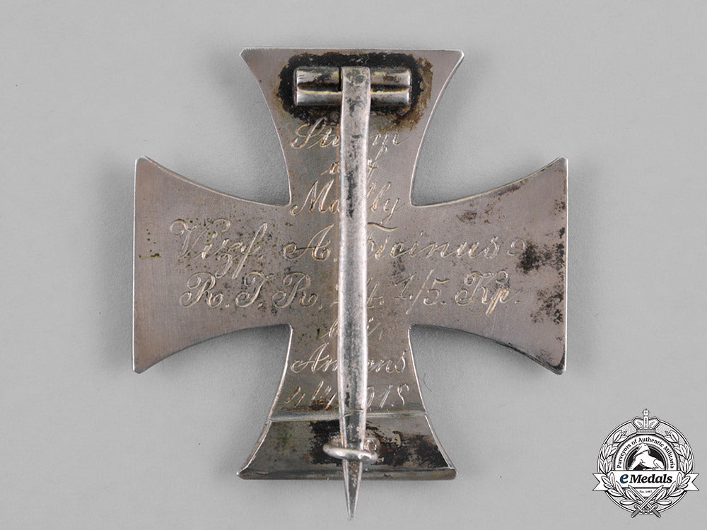 prussia,_state._a_cased_iron_cross1914_first_class,_amiens/4./4.1918_m18_8476