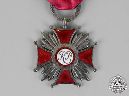 poland,_republic._a_cross_of_merit,2_nd_class,_numbered_m18_8587