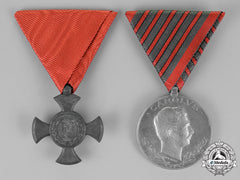 Austria, Empire. Two Austrian Awards And Decorations