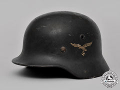 Germany, Luftwaffe. A Single Decal M40 Helmet Belonging To Hans Engels, Dkig Recipient