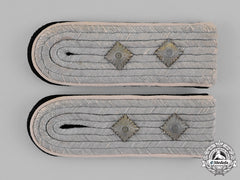 Germany, Ss. A Set Of Infantry Senior Storm Leader (Hauptsturmführer) Shoulder Boards