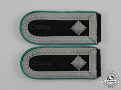 Germany, Ss. A Set Of Mountain Troops Oberscharführer  "Senior Squad Leader"  Shoulder Straps