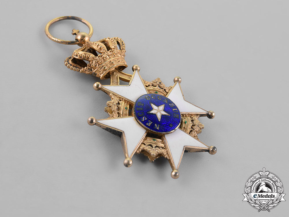 sweden,_kingdom._an_order_of_the_north_star,_knight,_c.1920_m18_9110