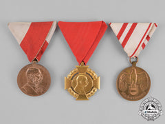 Austria. Three Commemorative Medals