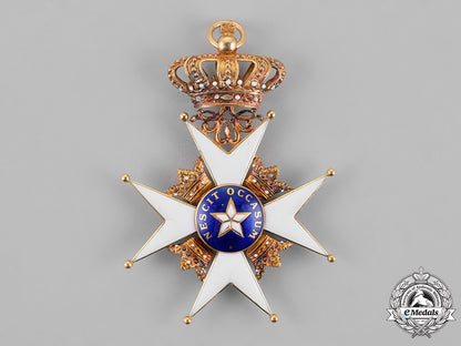 sweden,_kingdom._an_order_of_the_north_star,1_st_class_grand_cross(_kmstkno),_c.1915_m18_9336
