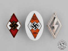 Germany. Three Hj And Dj Badges