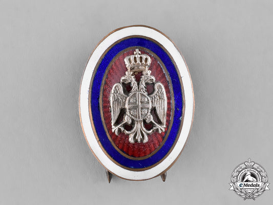 serbia._an_officer's_cap_badge_c.1914_m18_9630