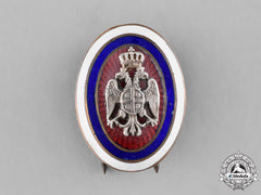 Serbia. An Officer's Cap Badge C.1914