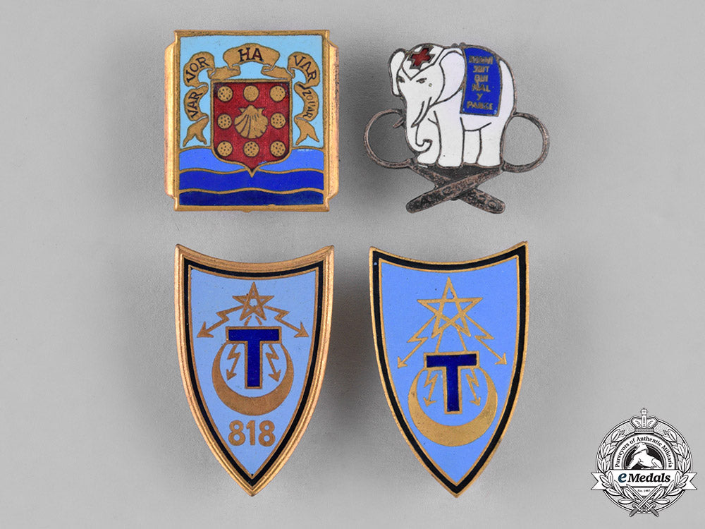 france,_republic._sixteen_french_military_insignia_badges_m18_9944