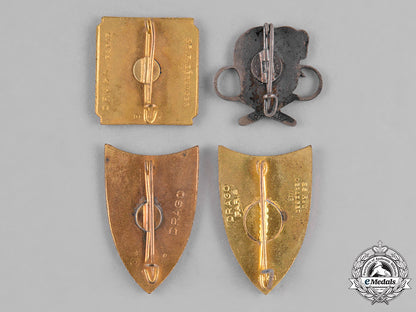 france,_republic._sixteen_french_military_insignia_badges_m18_9945