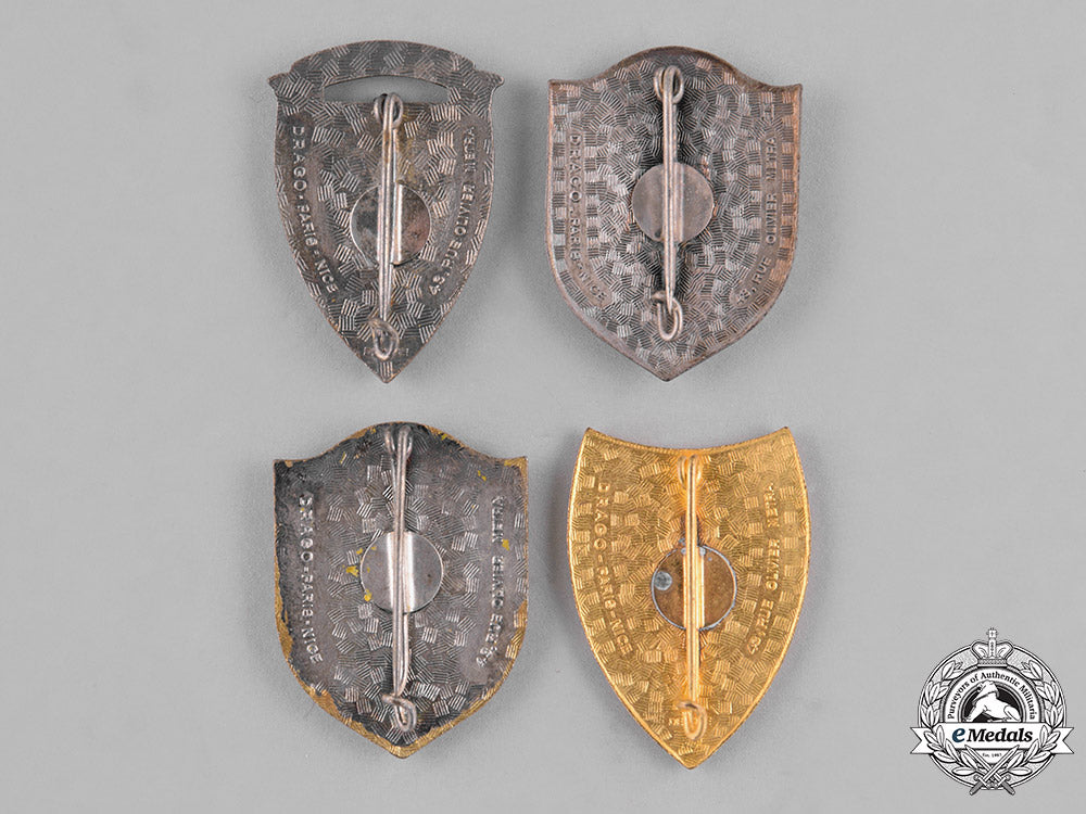 france,_republic._sixteen_french_military_insignia_badges_m18_9947