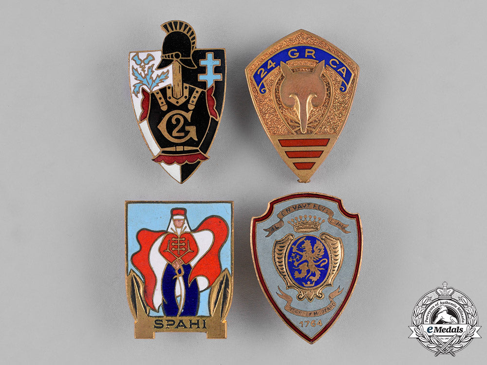 france,_republic._sixteen_french_military_insignia_badges_m18_9948