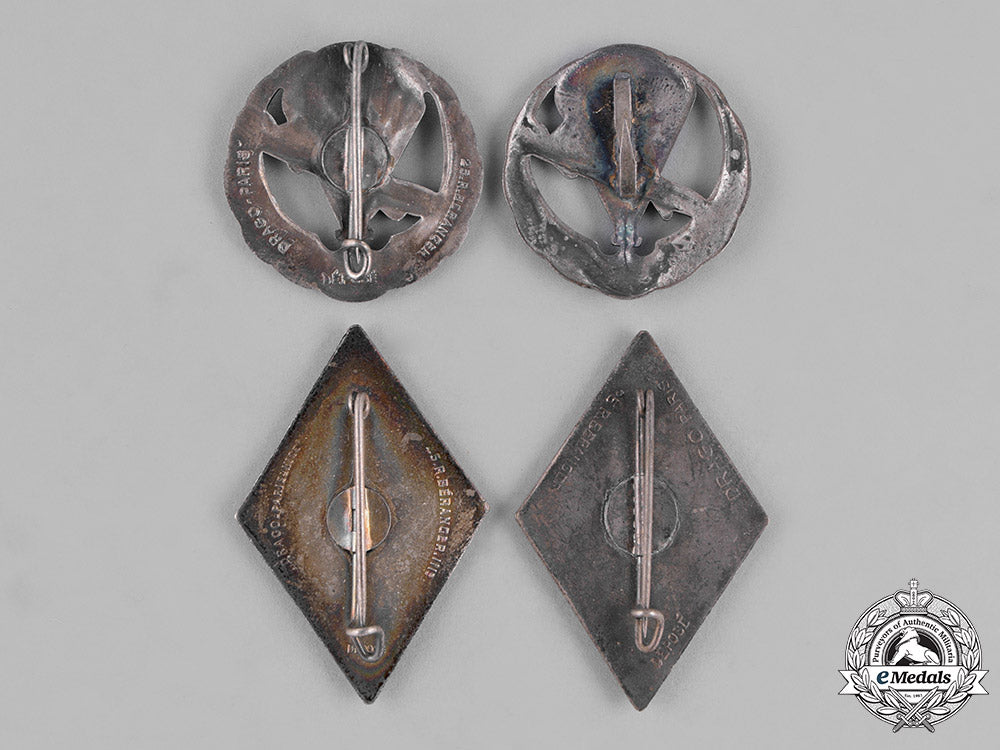 france,_republic._sixteen_french_military_insignia_badges_m18_9960_1