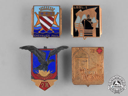 france,_republic._sixteen_french_military_insignia_badges_m18_9963_1