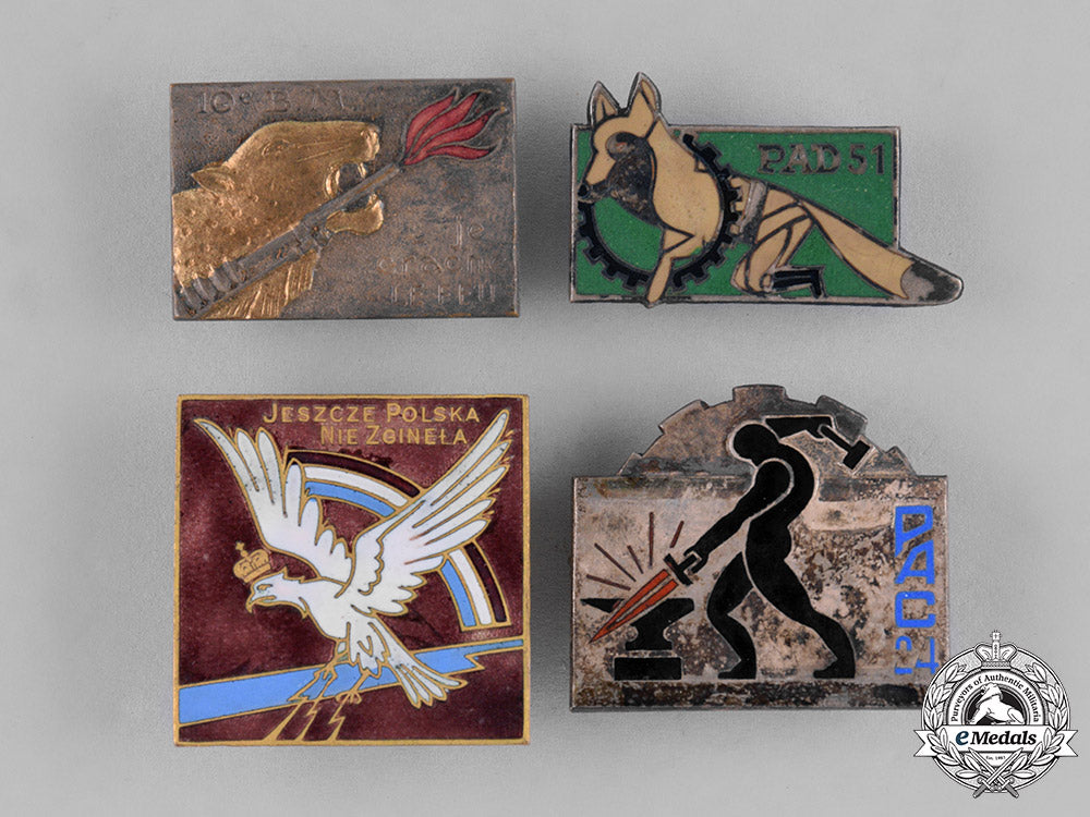 france,_republic._sixteen_french_military_insignia_badges_m18_9969