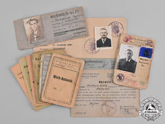 Germany. A Lot Of Second War Period Identification Documents