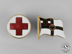 Germany, Imperial. A Pair Of Patriotic Badges