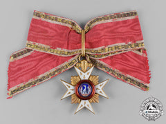 Hohenlohe, Principality. A House Order Of The Golden Flame In Gold, I Class Knight, C.1790