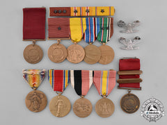 United States. A Lot Of First And Second World War Medals And Insignia To James Wesley Wheeler