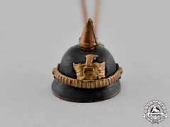 Germany, Imperial. A Necklace With Pickelhaube Charm