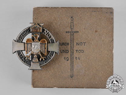 germany,_imperial._a_durch_not_und_tod_patriotic_badge,_by_h._steenaerts,_with_case_m19_1026