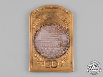 germany,_prussia._a_king_wilhelm_ii&_augusta_victoria_sixtieth_jubilee_plaque_m19_10454