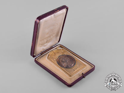 germany,_prussia._a_king_wilhelm_ii&_augusta_victoria_sixtieth_jubilee_plaque_m19_10459