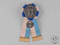 Germany, Weimar. A Bavarian Regimental 25Th Anniversary Reunion Badge By Gustav Deschler