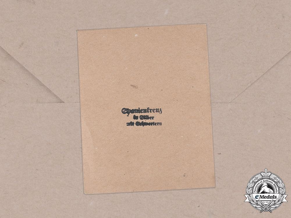 germany,_wehrmacht._a_packet_of_issue_for_a_spanish_cross_in_silver_with_swords,_by_c.e._juncker_m19_10532