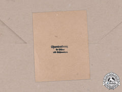 Germany, Wehrmacht. A Packet Of Issue For A Spanish Cross In Silver With Swords, By C.e. Juncker