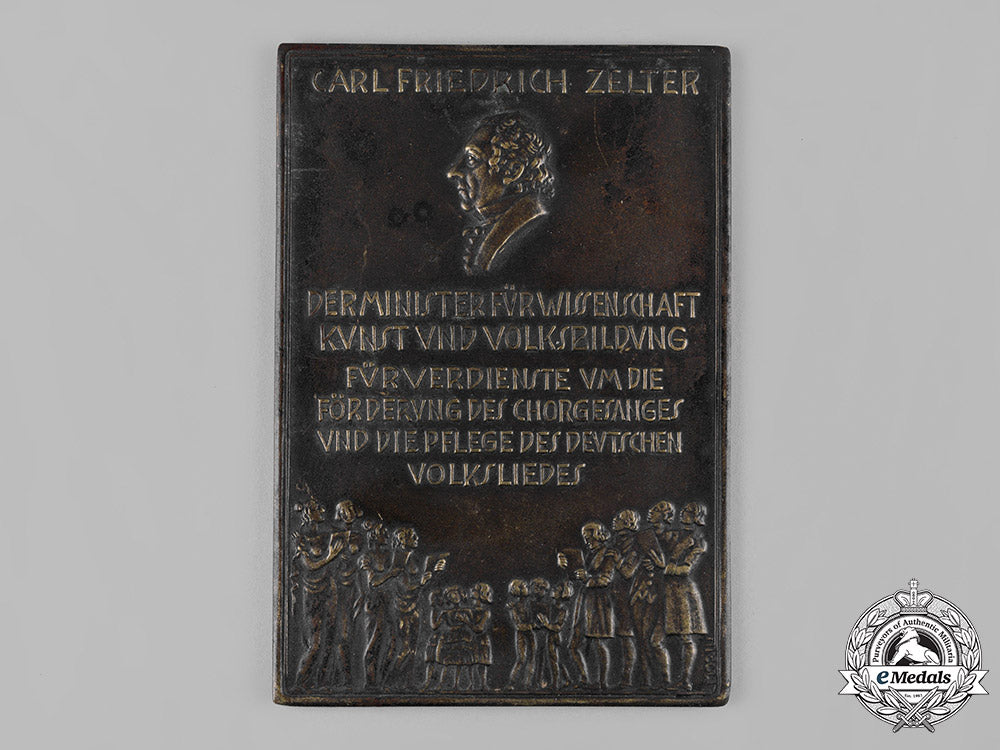 germany,_weimar_republic._a_carl_friedrich_zelter_plaque_m19_10761