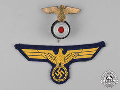Germany, Kriegsmarine. A Pair Of Uniform Insignia