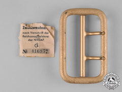 Germany, Nsdap. A Political Leader’s Belt Buckle By Dominik Schönbaumfelds Sohn