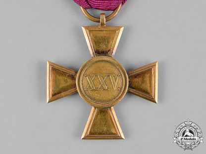 mecklenburg-_schwerin,_grand_duchy._an_officer’s25-_year_service_cross_in_gold,_c.1860_m19_11075
