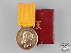 Baden, Grand Duchy. A Golden Merit Medal, With Case, C.1875