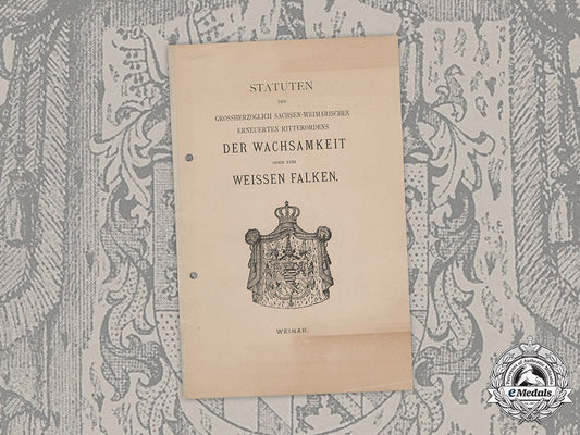 sachse-_weimar,_duchy._the_statutes_of_the_house_order_of_the_white_falcon,1892_edition_m19_11174