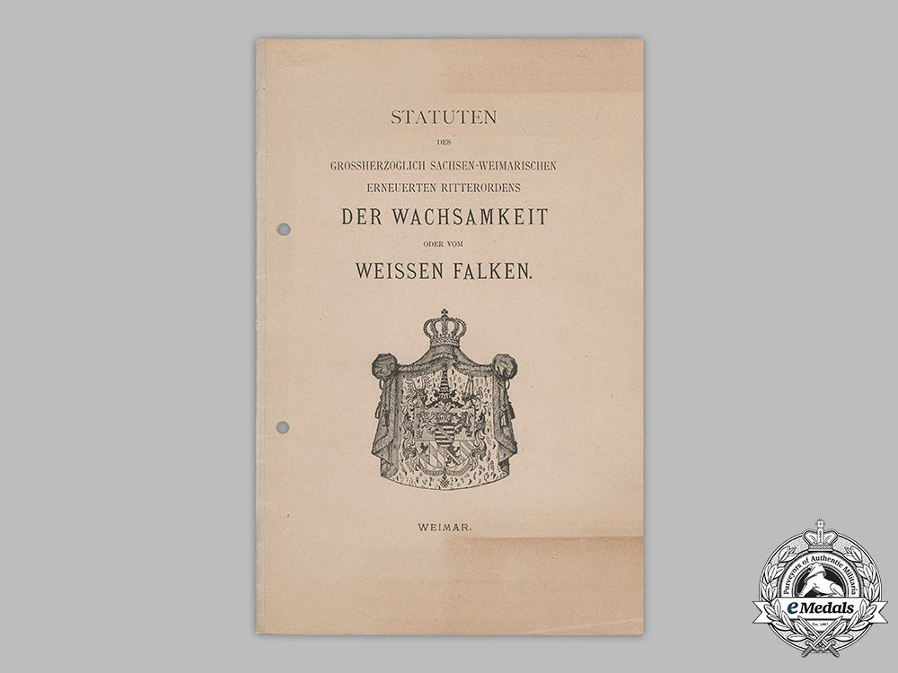 sachse-_weimar,_duchy._the_statutes_of_the_house_order_of_the_white_falcon,1892_edition_m19_11175