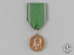 Saxe-Altenburg, Duchy. A Medal For Art And Science, Gold Grade, By F. Helfricht