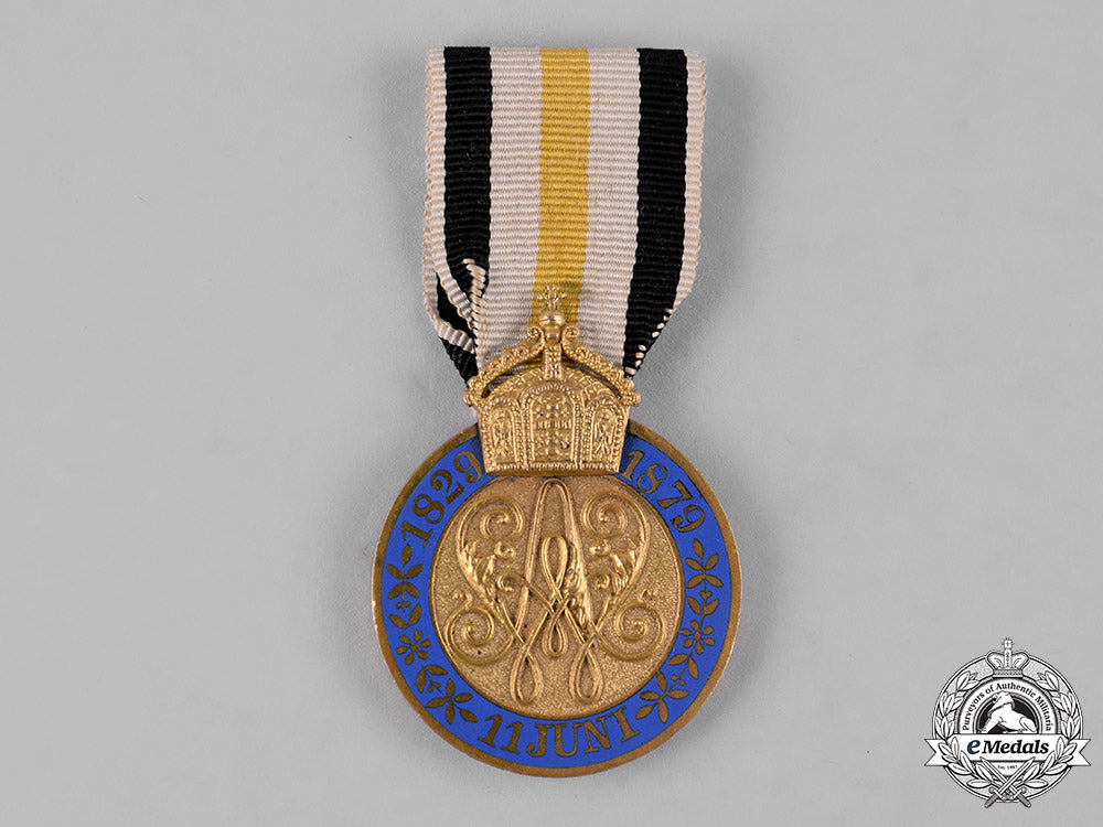 prussia,_kingdom._an1879_golden_wedding_anniversary_medal,_i_class_m19_11210
