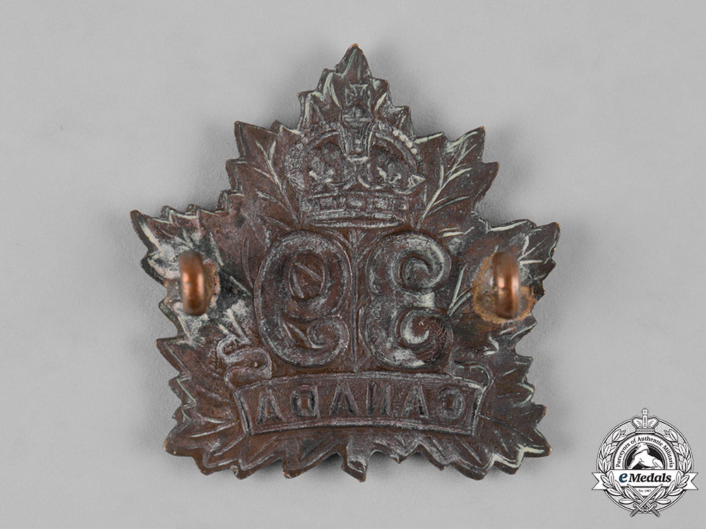 canada,_cef._a39_th_infantry_battalion_cap_badge,_c.1915_m19_11258
