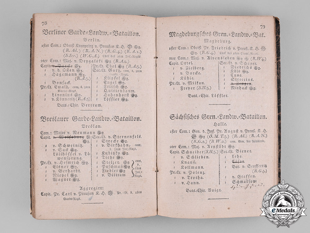 prussia,_kingdom._a_pair_of_imperial_army_officer_ranking_lists(1806,1817)_m19_1129