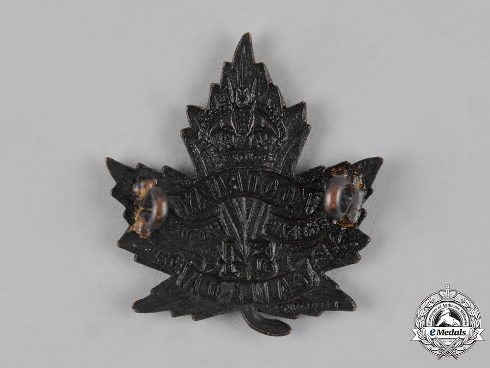 canada,_cef._a54_th_infantry_battalion"_kootenay_battalion"_cap_badge,_by_tiptaft,_c.1915_m19_11300