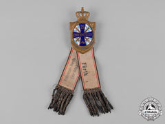 Germany, Weimar Republic. A Fürth Bavarian Veterans Association 25-Year Membership Badge By Deschler & Sohn
