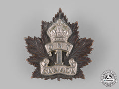 Canada, Cef. A 1St Infantry Battalion "Ontario Regiment" Cap Badge