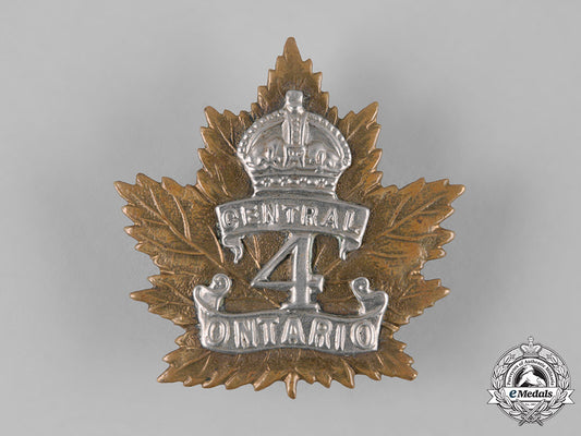 canada,_cef._a4_th_infantry_battalion_cap_badge,_c.1914_m19_11348