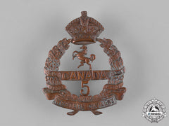 Canada, Cef. A 5Th Infantry Battalion "Western Canadian Cavalry" Cap Badge