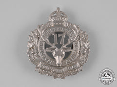 Canada, Cef. A 17Th Infantry Battalion "Nova Scotia Highlanders"/"Seaforth Highlanders Of Canada" Glengarry Badge